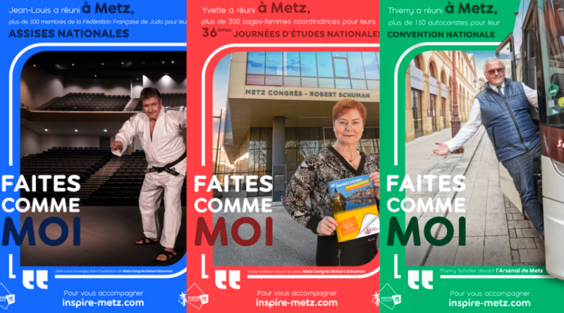 Inspire Metz a lancé une campagne testimoniale locale dédiée au MICE en print et sur les réseaux sociaux