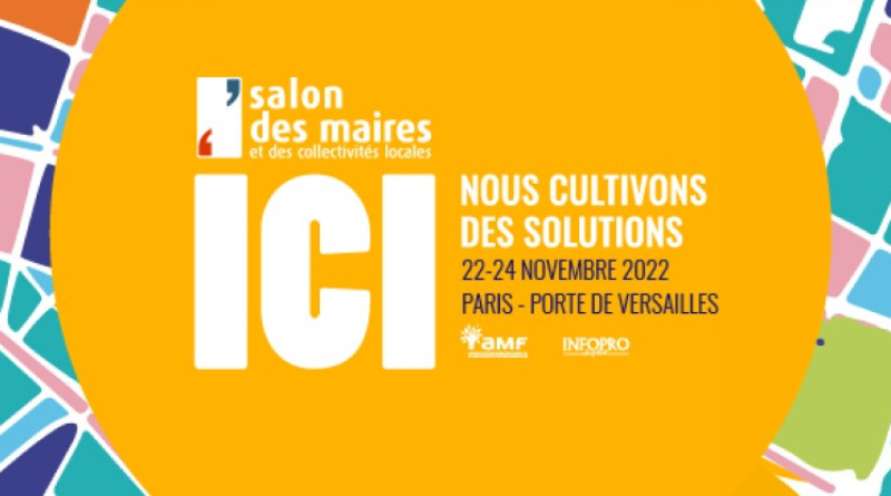 Il est temps de bloquer votre agenda pour le Salon des Maires et des Collectivités Locales, du 22 au 24 novembre à Paris