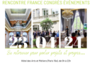 France Congrès Evénements organise le 23 avril une nouvelle Rencontre pour parler projets et progrès