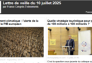 La lettre de veille du 10 juillet