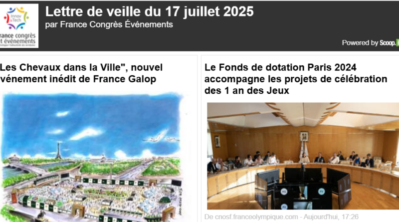 La lettre de veille du 17 juillet