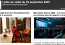 La lettre de veille du 25 septembre