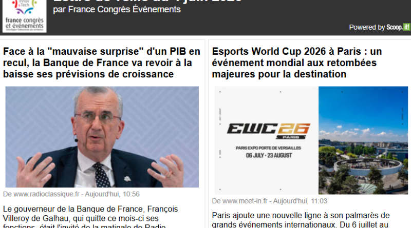 La lettre de veille du 4 juin 2026 La lettre de veille du 4 juin 2026