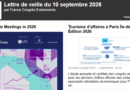 La lettre de veille du 10 septembre 2026