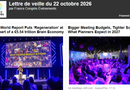 La lettre de veille du 22 octobre 2026