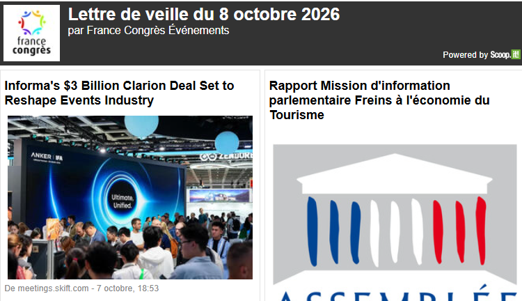 La lettre de veille du 8 octobre 2026 La lettre de veille du 8 octobre 2026